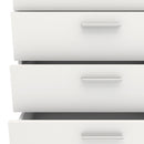 Pepe White 5 Drawers Modern Chest Of Drawers by Lavishway | Chest Of Drawers-29166