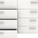 Pepe White 8 Drawers Modern Chest Of Drawers by Lavishway | Chest Of Drawers-29133