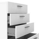 Pepe White High Gloss Wooden 4 Drawer Chest by Lavishway | Chest Of Drawers-29210