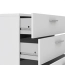 Pepe White High Gloss Wooden 4 Drawer Chest by Lavishway | Chest Of Drawers-29211