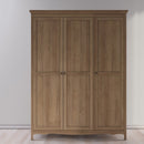 Silkeborg 3 Doors Large Wardrobe by Lavishway | Wardrobe-41871