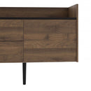 Unit 3 Doors Sideboard in Walnut & Black by Lavishway | Sideboards-41380