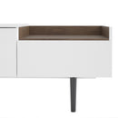 Unit 2 Drawers Sideboard in White & Walnut by Lavishway | Sideboards-41370