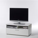 Napoli White Wooden Single Drawer TV Unit by Lavishway | TV Units Cabinets-41189
