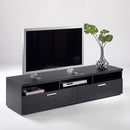 Napoli Black Woodgrain Wide TV Unit by Lavishway | TV Units Cabinets-41182