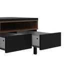 Roomers Black and Walnut TV Unit by Lavishway | TV Units Cabinets-41209