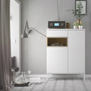 Roomers White & Oak Tall Sideboard by Lavishway | Sideboards-41261