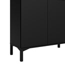 Roomers Black and Walnut Sideboard by Lavishway | Sideboards-41285