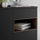 Roomers Black and Walnut Sideboard by Lavishway | Sideboards-41286