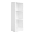 Basic Low Narrow Bookcase With 2 Shelves by Lavishway | Book Shelves and Cabinets-30695