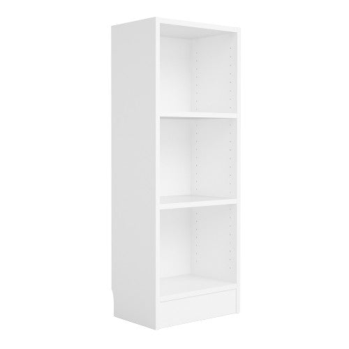 Basic Low Narrow Bookcase With 2 Shelves by Lavishway | Book Shelves and Cabinets-30695