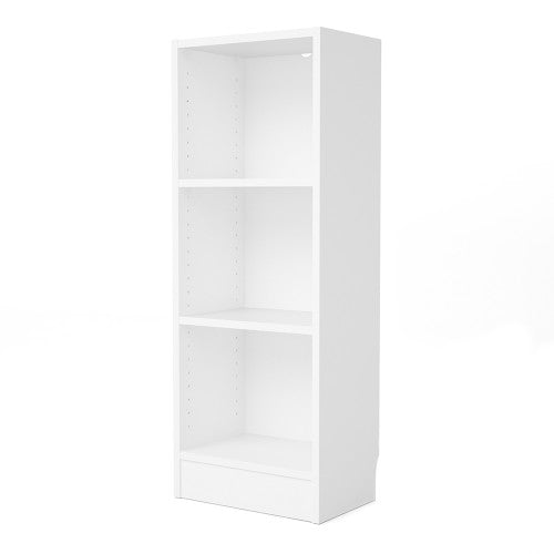 Basic Low Narrow Bookcase With 2 Shelves by Lavishway | Book Shelves and Cabinets-30692
