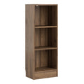 Basic Low Narrow Bookcase With 2 Shelves by Lavishway | Book Shelves and Cabinets-30689