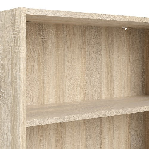 Basic Low Wide Bookcase With 2 Shelves by Lavishway | Book Shelves and Cabinets-30657