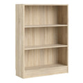 Basic Low Wide Bookcase With 2 Shelves by Lavishway | Book Shelves and Cabinets-30653