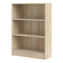 Basic Low Wide Bookcase With 2 Shelves by Lavishway | Book Shelves and Cabinets-30655