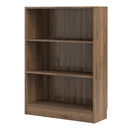 Basic Walnut Low Wide Bookcase by Lavishway | Book Shelves and Cabinets-29730