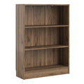 Basic Low Wide Bookcase With 2 Shelves by Lavishway | Book Shelves and Cabinets-30665