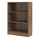Basic Low Wide Bookcase With 2 Shelves by Lavishway | Book Shelves and Cabinets-30663