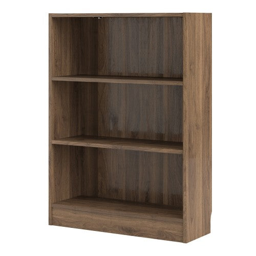 Basic Low Wide Bookcase With 2 Shelves by Lavishway | Book Shelves and Cabinets-30663