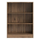 Basic Low Wide Bookcase With 2 Shelves by Lavishway | Book Shelves and Cabinets-30664
