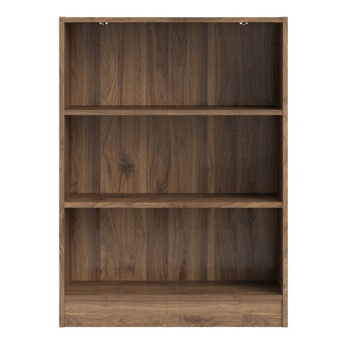 Basic Low Wide Bookcase With 2 Shelves by Lavishway | Book Shelves and Cabinets-30664