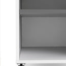 Function White & Black Mobile File Cabinet by Lavishway | Filing Cabinets-30638