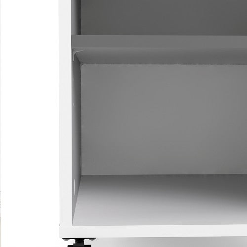 Function White & Black Mobile File Cabinet by Lavishway | Filing Cabinets-30638