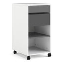 Function White & Black Mobile File Cabinet by Lavishway | Filing Cabinets-30637
