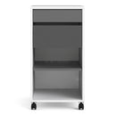 Function White & Black Mobile File Cabinet by Lavishway | Filing Cabinets-30636