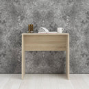 Function Plus Oak Finish Wooden Basic Desk by Lavishway | Wood Desks