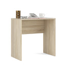 Function Plus Oak Finish Wooden Basic Desk by Lavishway | Wood Desks