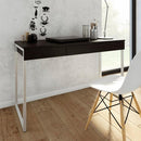 Function Plus Black Wooden 3 Drawers Desk