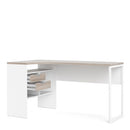 Function Plus Wooden 2 Drawers Corner Desk by Lavishway | Corner Desks