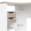 Function Plus Wooden 2 Drawers Corner Desk by Lavishway | Corner Desks