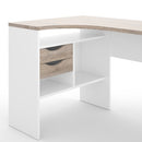 Function Plus Wooden 2 Drawers Corner Desk by Lavishway | Corner Desks