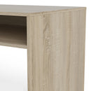 Function Plus White & Oak Finish 1 Door Desk by Lavishway | Wood Desks