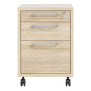 Prima Oak Woodgrain Pedestal Filing Cabinet by Lavishway | Desk Pedestals-34547