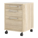 Prima Oak Woodgrain Pedestal Filing Cabinet by Lavishway | Desk Pedestals-34548