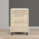 Prima Oak Woodgrain Pedestal Filing Cabinet by Lavishway | Desk Pedestals-34545