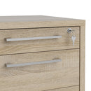 Prima Oak Woodgrain Pedestal Filing Cabinet by Lavishway | Desk Pedestals-34550