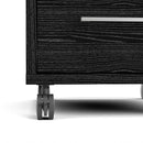 Prima Black Woodgrain Pedestal Cabinet by Lavishway | Filing Cabinets-34582