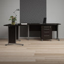 Prima Black Woodgrain Pedestal Cabinet by Lavishway | Filing Cabinets-34585