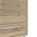 Prima Oak Finish Pedestal Cabinet by Lavishway | Desk Pedestals-34571