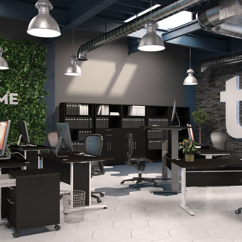 Prima Woodgrain 2 Doors Cabinet by Lavishway | Book Shelves and Cabinets-29025