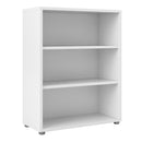 Prima 2 Shelves White Bookcase by Lavishway | Book Shelves and Cabinets-34672