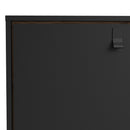 Ry Matt Black and Walnut 2 Door Sideboard by Lavishway | Sideboards-41219