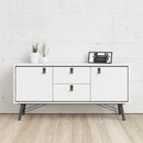 Ry Matt White 2 Door Sideboard by Lavishway | Sideboards-41231