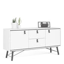 Ry Matt White 2 Door Sideboard by Lavishway | Sideboards-41235