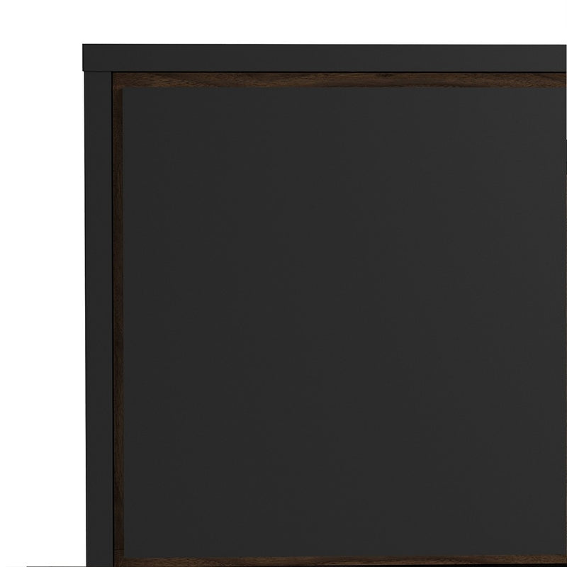 Ry Matt Black and Walnut TV Unit by Lavishway | TV Units Cabinets-41243